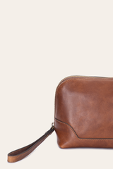 Melissa Cognac Carry All Clutch