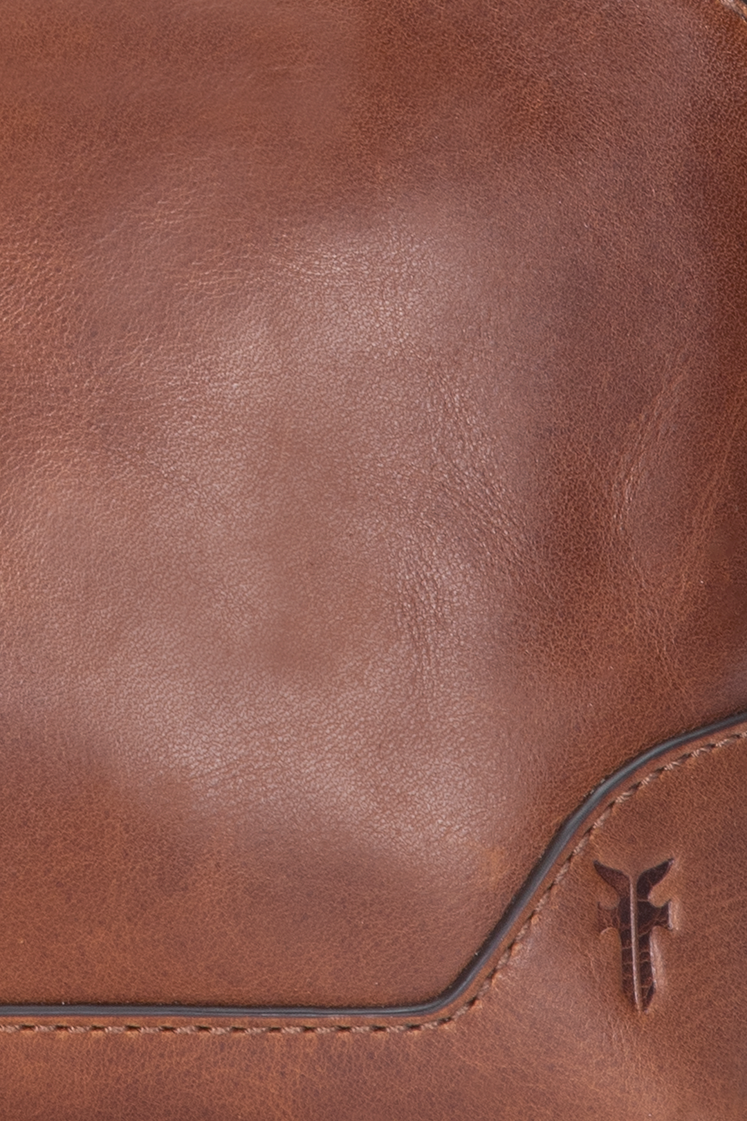 Melissa Cognac Carry All Clutch