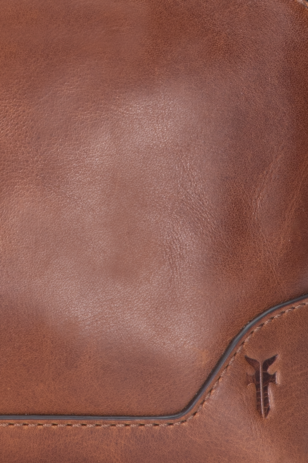 Melissa Cognac Carry All Clutch