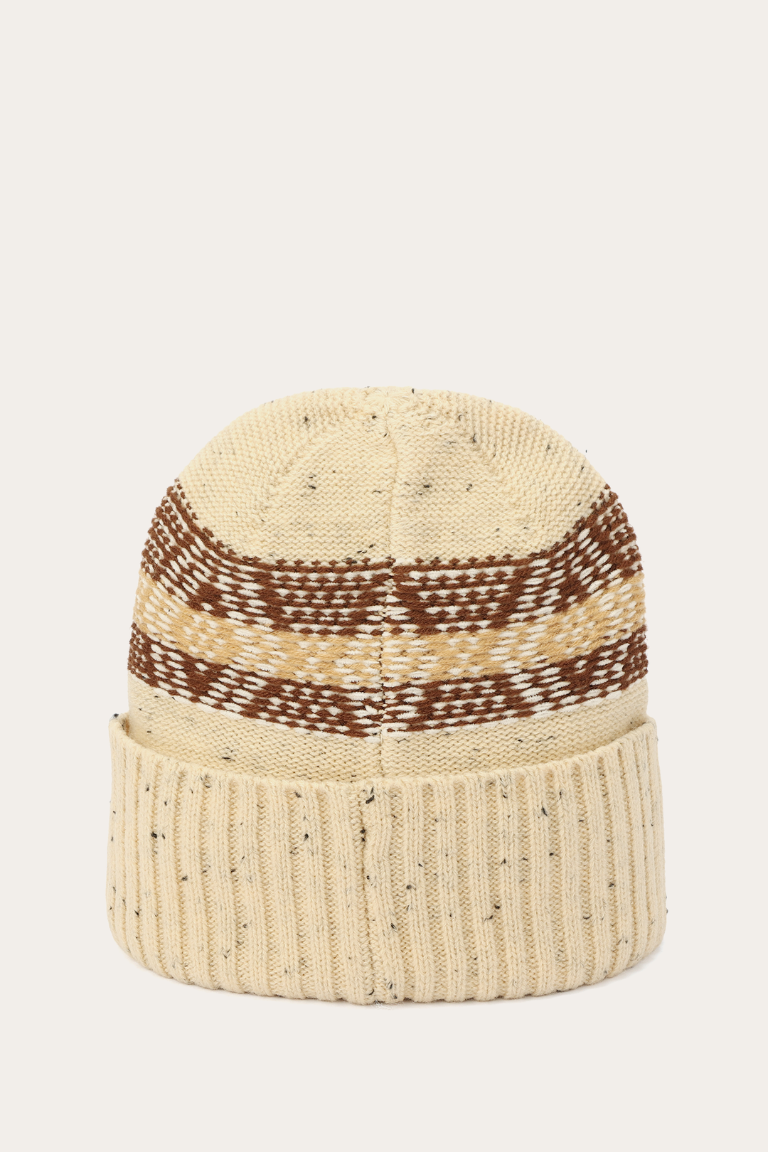 Birch Tweed Fair Isle Cuff Hat