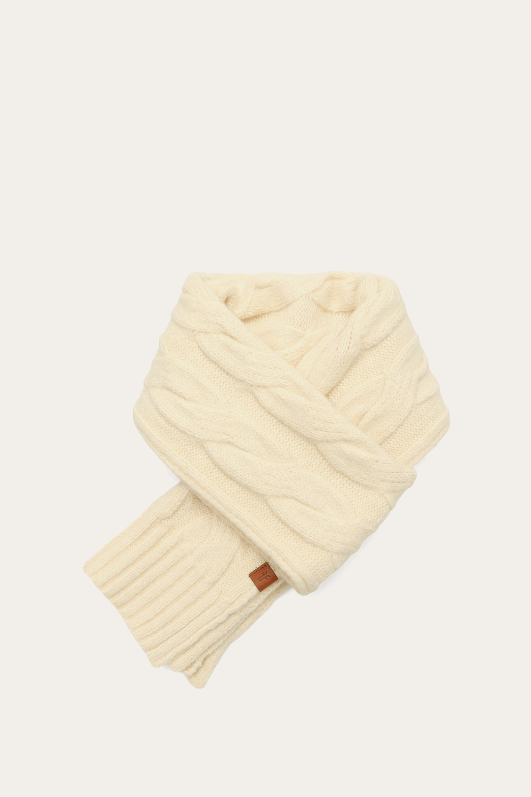Birch Wide Cable Scarf