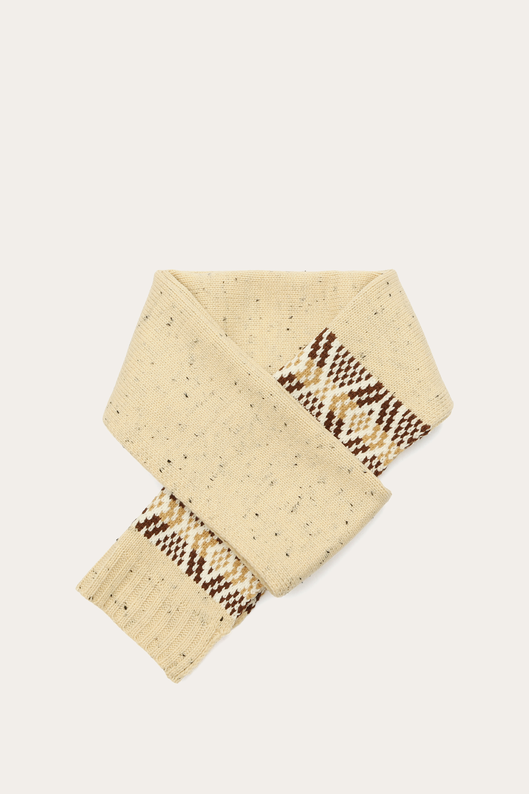 Birch Tweed Fair Isle Scarf