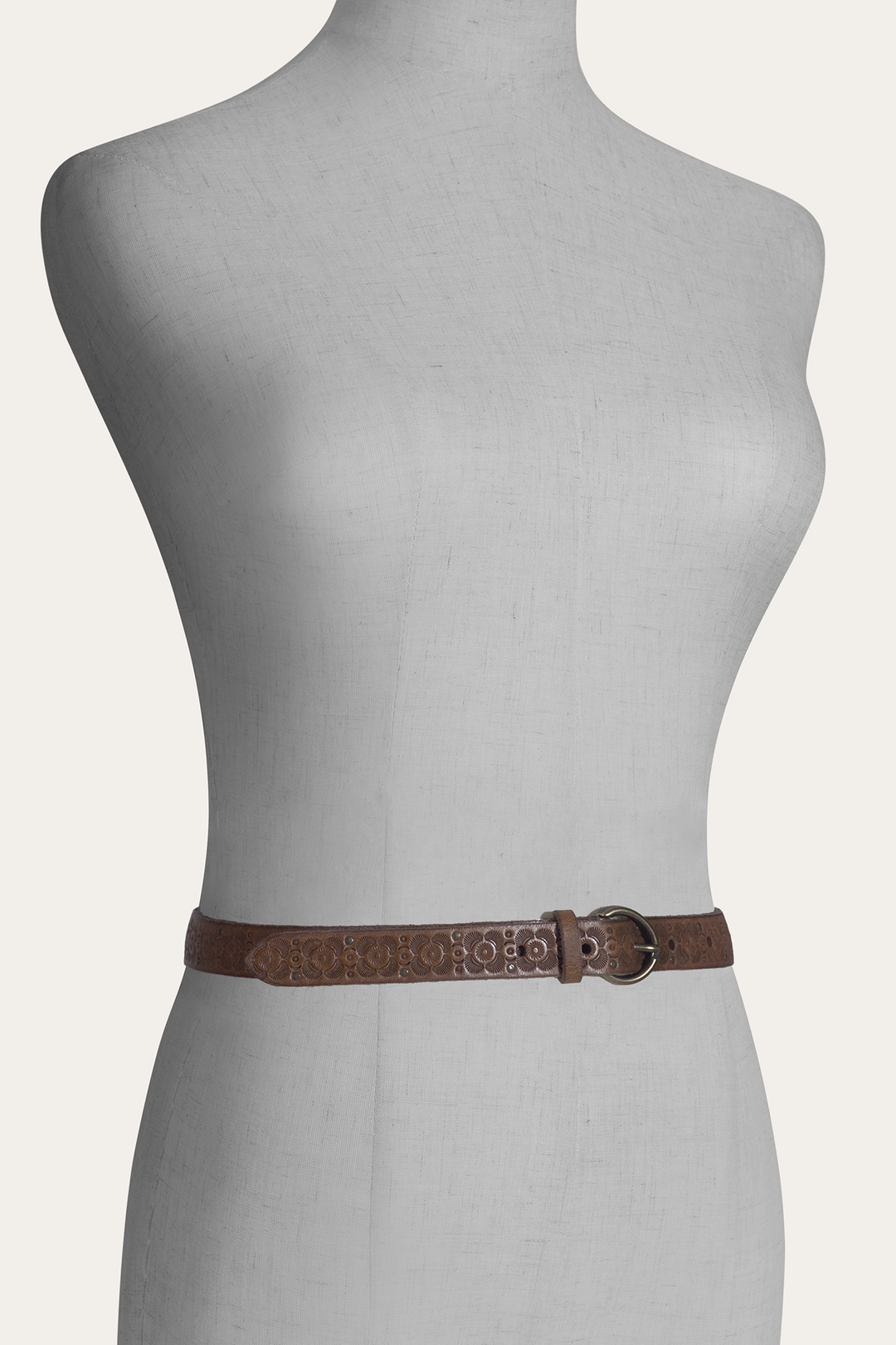 Light Whiskey 20mm Tooling & Stud Belt