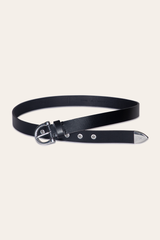 Women’s Black 25mm Horseshoe Buckle Belt