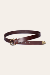 Women’s Tan 25mm Horseshoe Buckle Belt