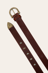 Women’s Tan 25mm Horseshoe Buckle Belt