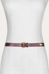 Women’s Tan 25mm Horseshoe Buckle Belt