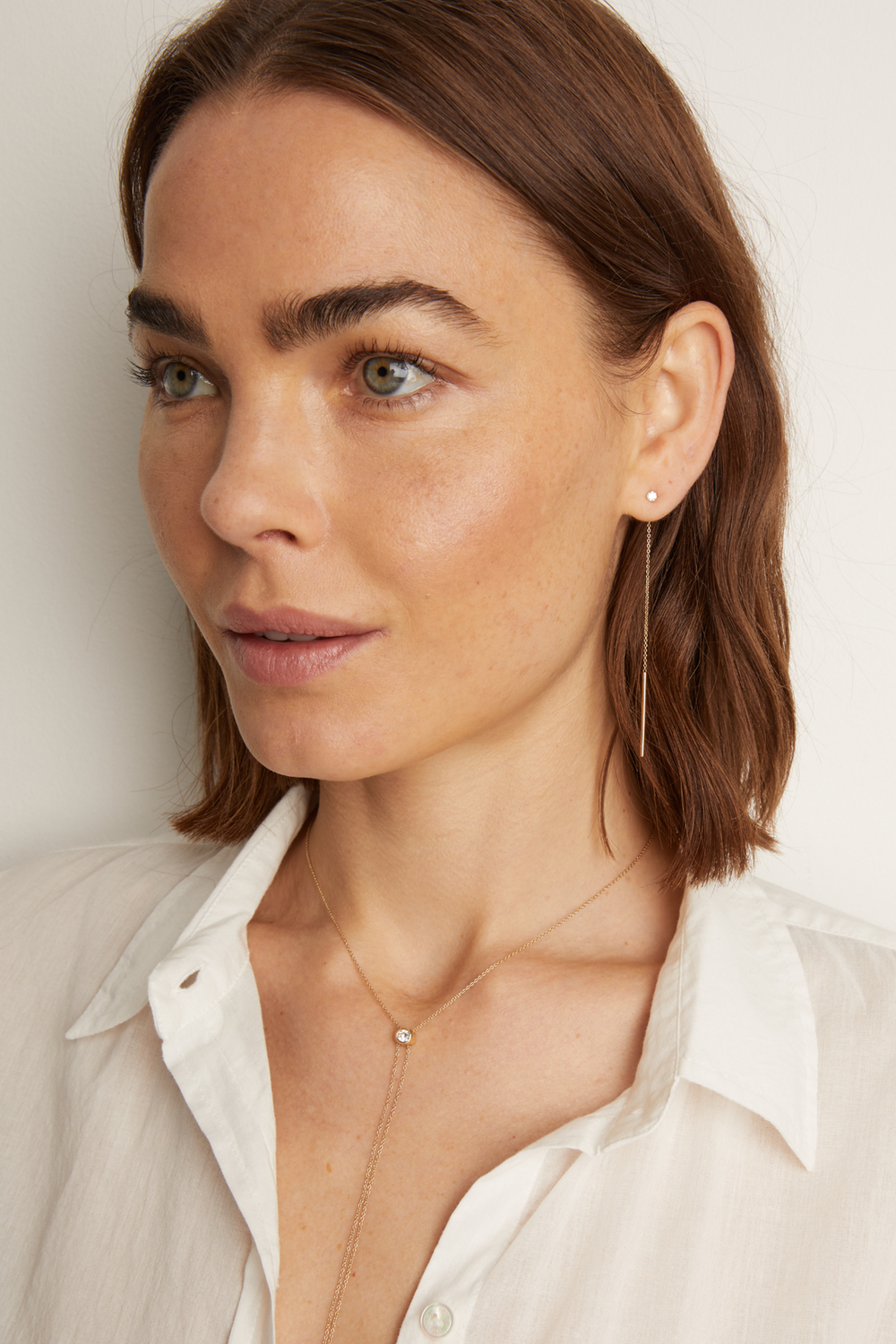 Women’s Lab Grown Diamond Lariat Earrings | Aurate x The Frye Company