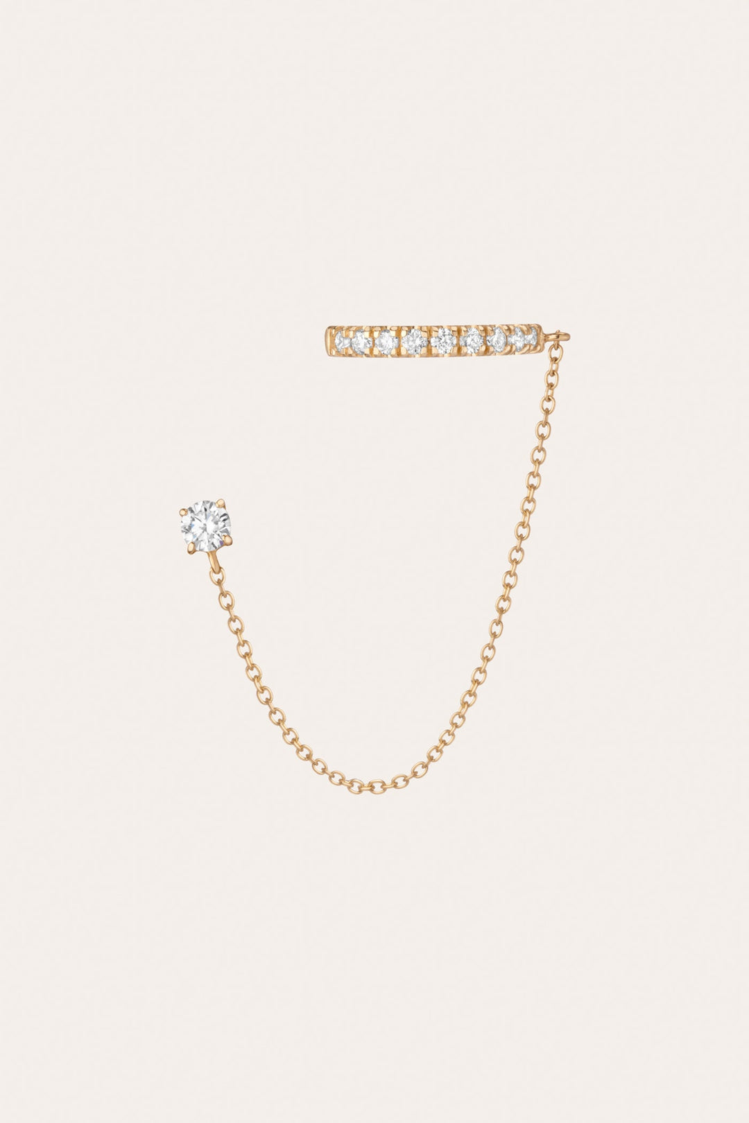 Women’s Lab Grown Diamond Stud and Ear Cuff | Aurate x The Frye Company