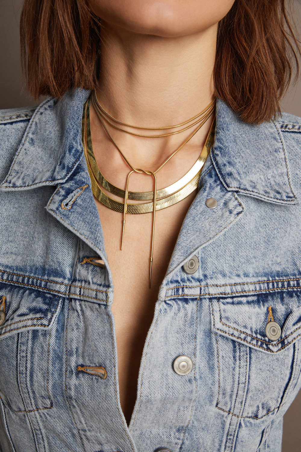 Women’s Lasso Wrap Necklace | Aurate x The Frye Company