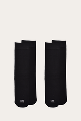 Women’s Black Bamboo Boot Socks 2 Pack