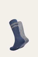 Women’s Navy Super Soft Boot Socks 2 Pack