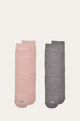 Women’s Blush Bamboo Boot Socks 2 Pack