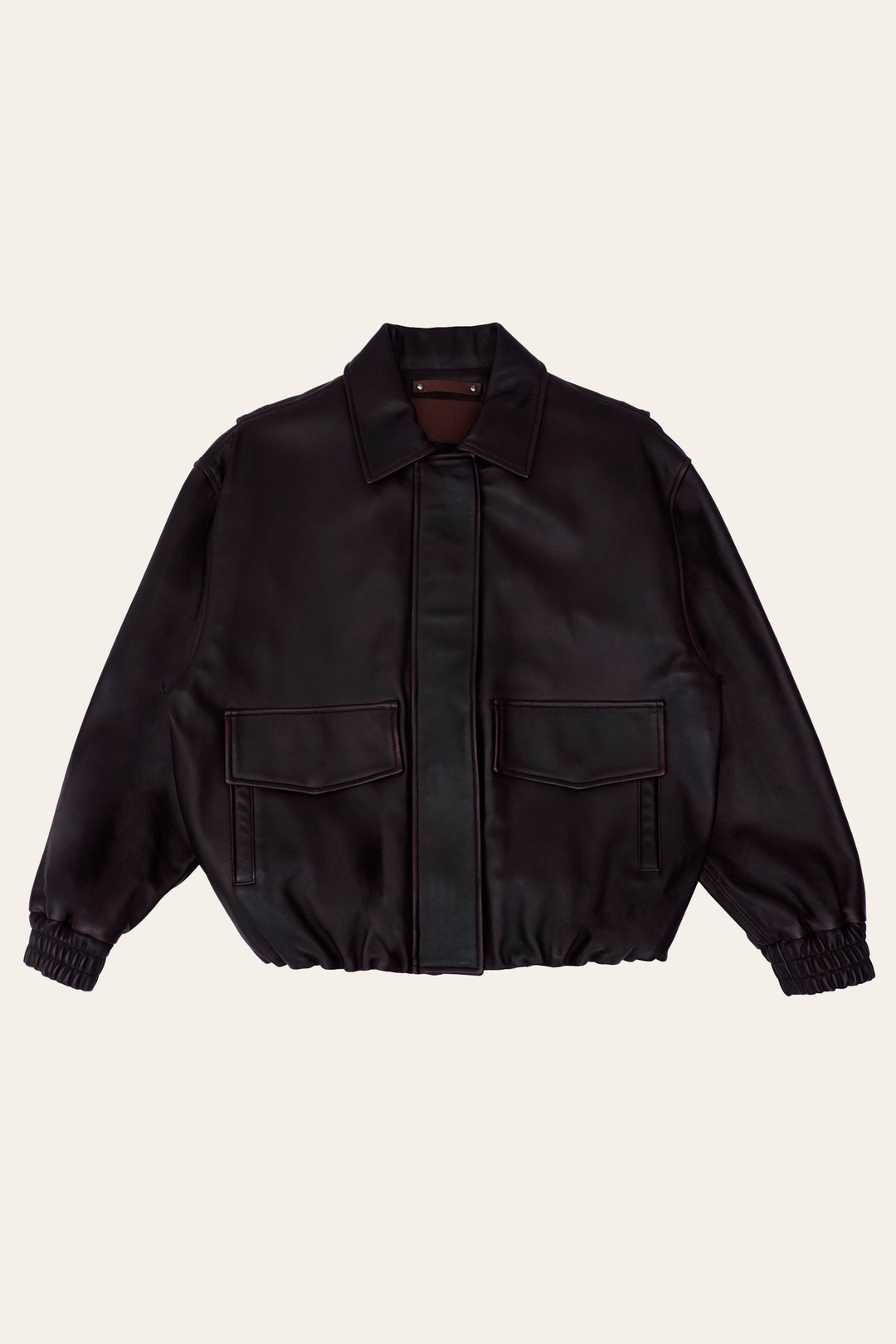Black Cherry Harper Oversized Bomber