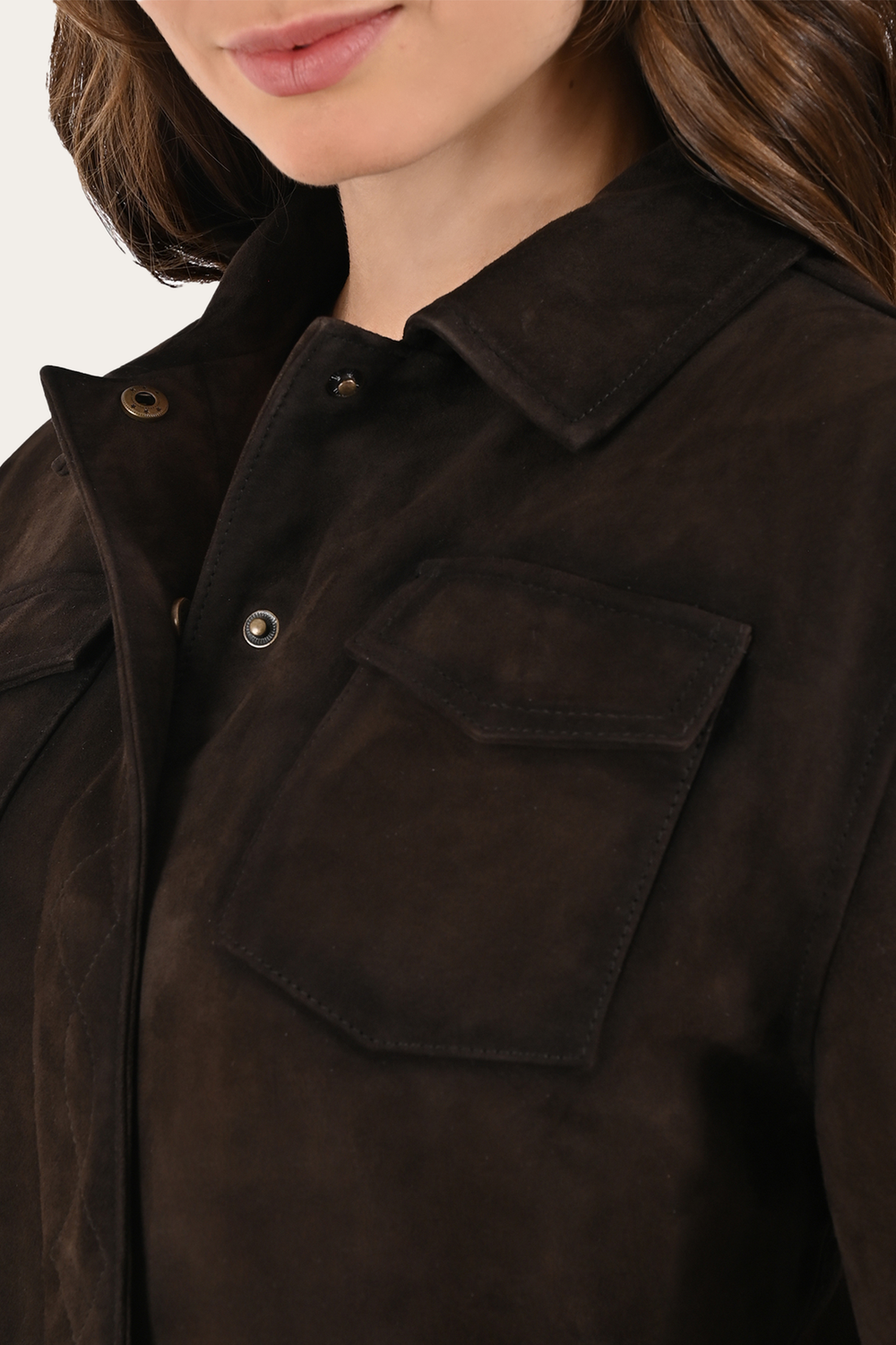 Dark Brown Avett Overshirt Jacket