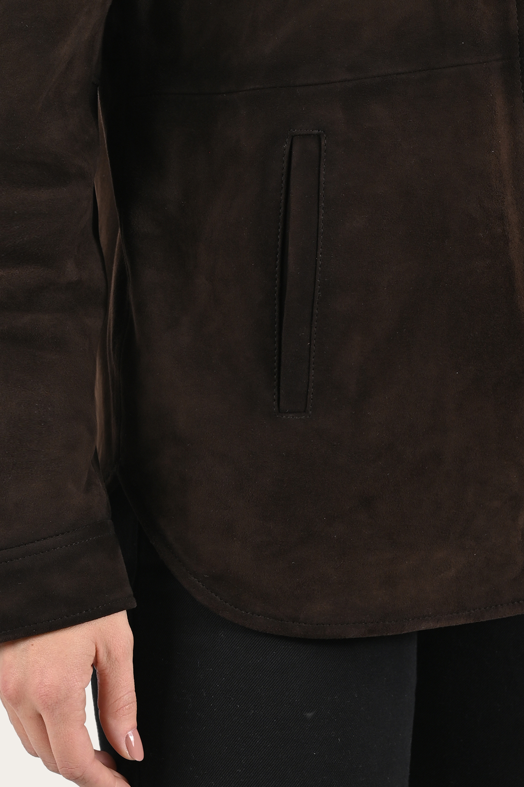 Dark Brown Avett Overshirt Jacket