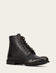 Men's Antiqued Black Tyler Flex Lace Up Boots