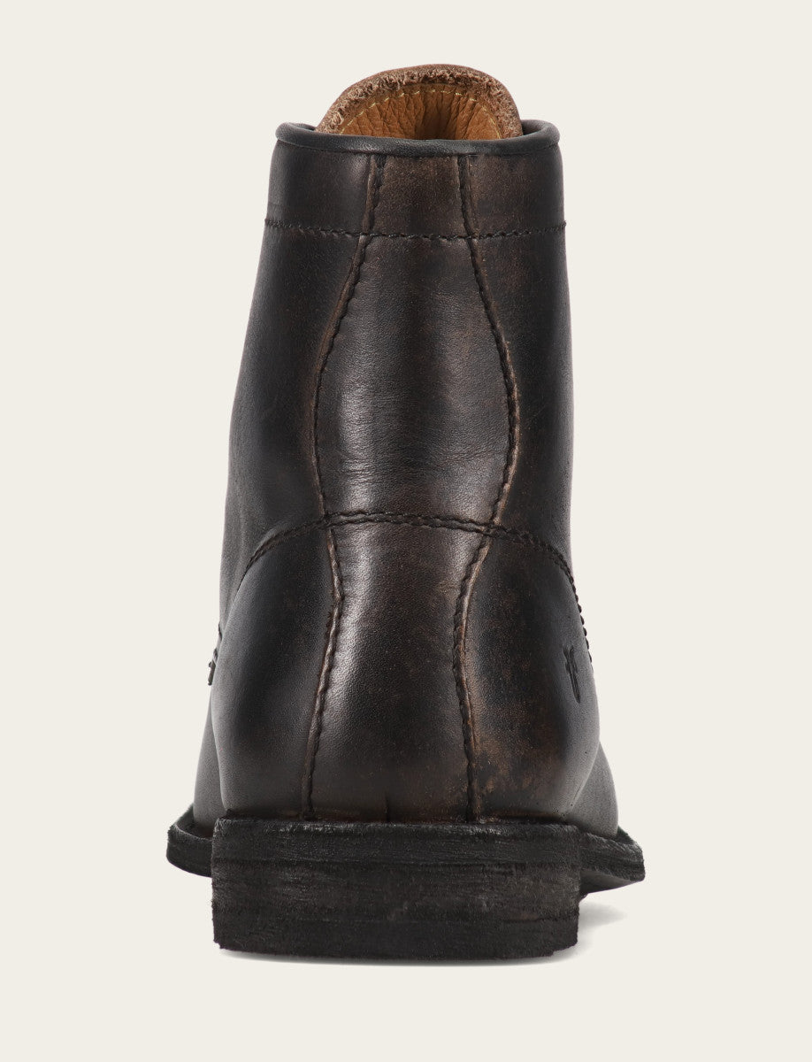 Men's Antiqued Black Tyler Flex Lace Up Boots