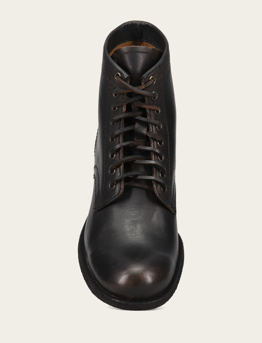 Men's Antiqued Black Tyler Flex Lace Up Boots