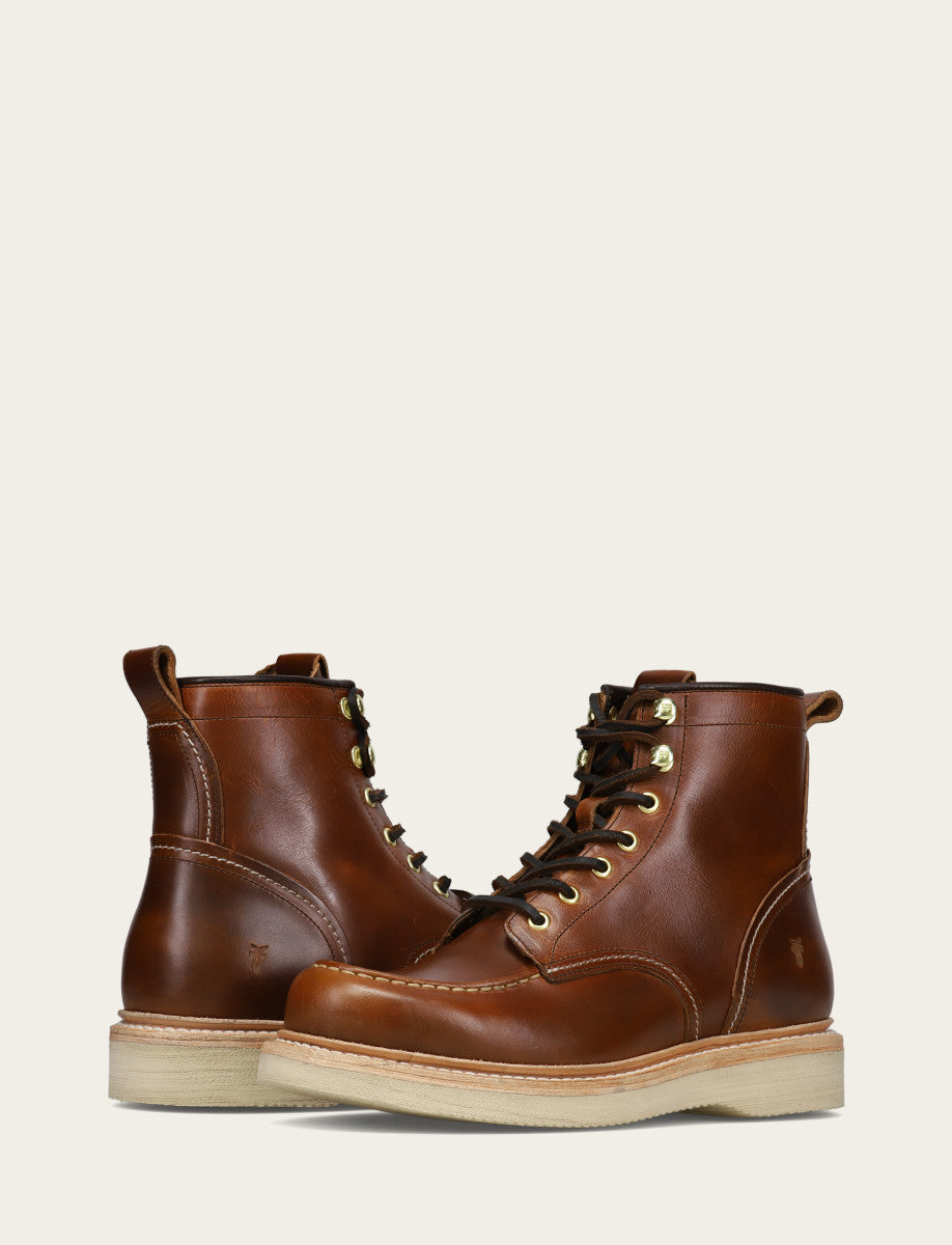 Men's Saddle Hudson Workboot Wedge Lace Ups