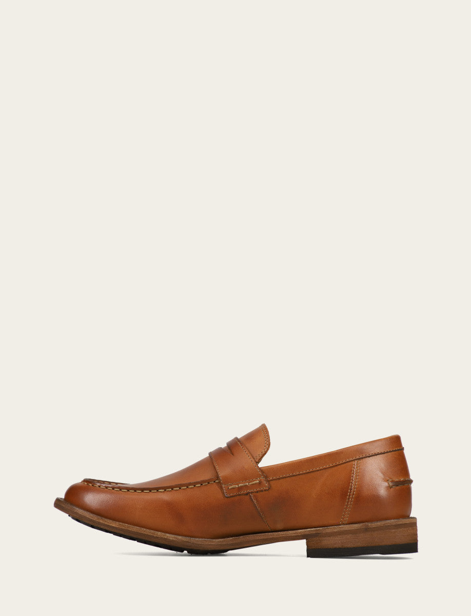 Men's Caramel Tyler Flex Penny Loafers