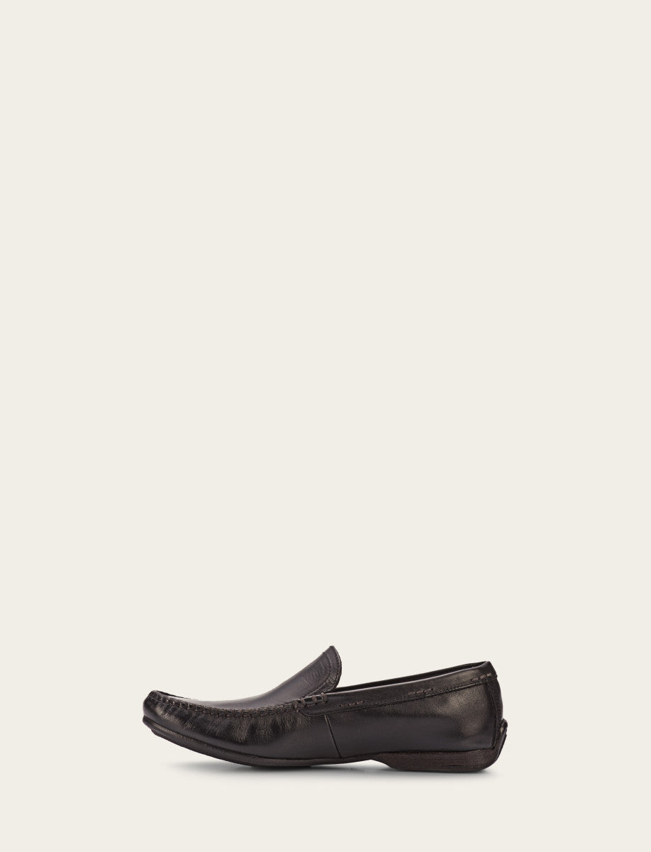 Men's Black Lewis Venetian Loafers