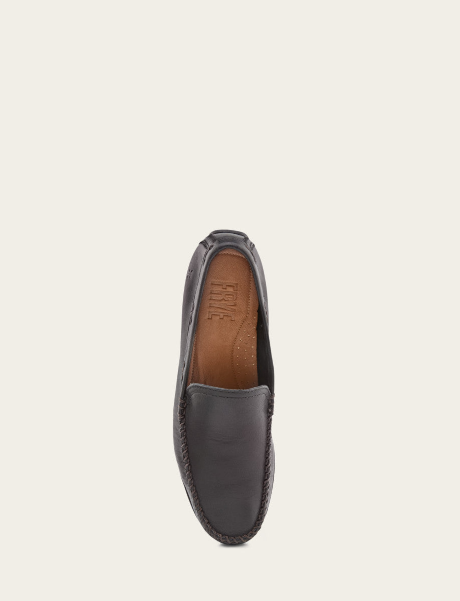 Men's Black Lewis Venetian Loafers
