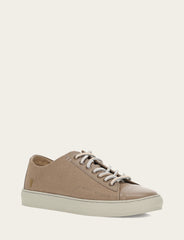 Men's Khaki Astor Cap Toe Low Lace Sneakers