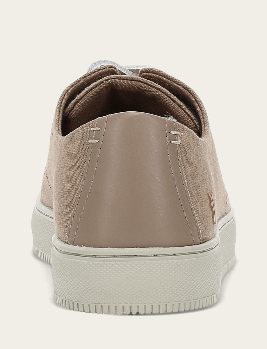 Men's Khaki Astor Cap Toe Low Lace Sneakers