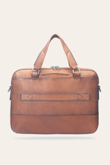 Nash Cognac Briefcase