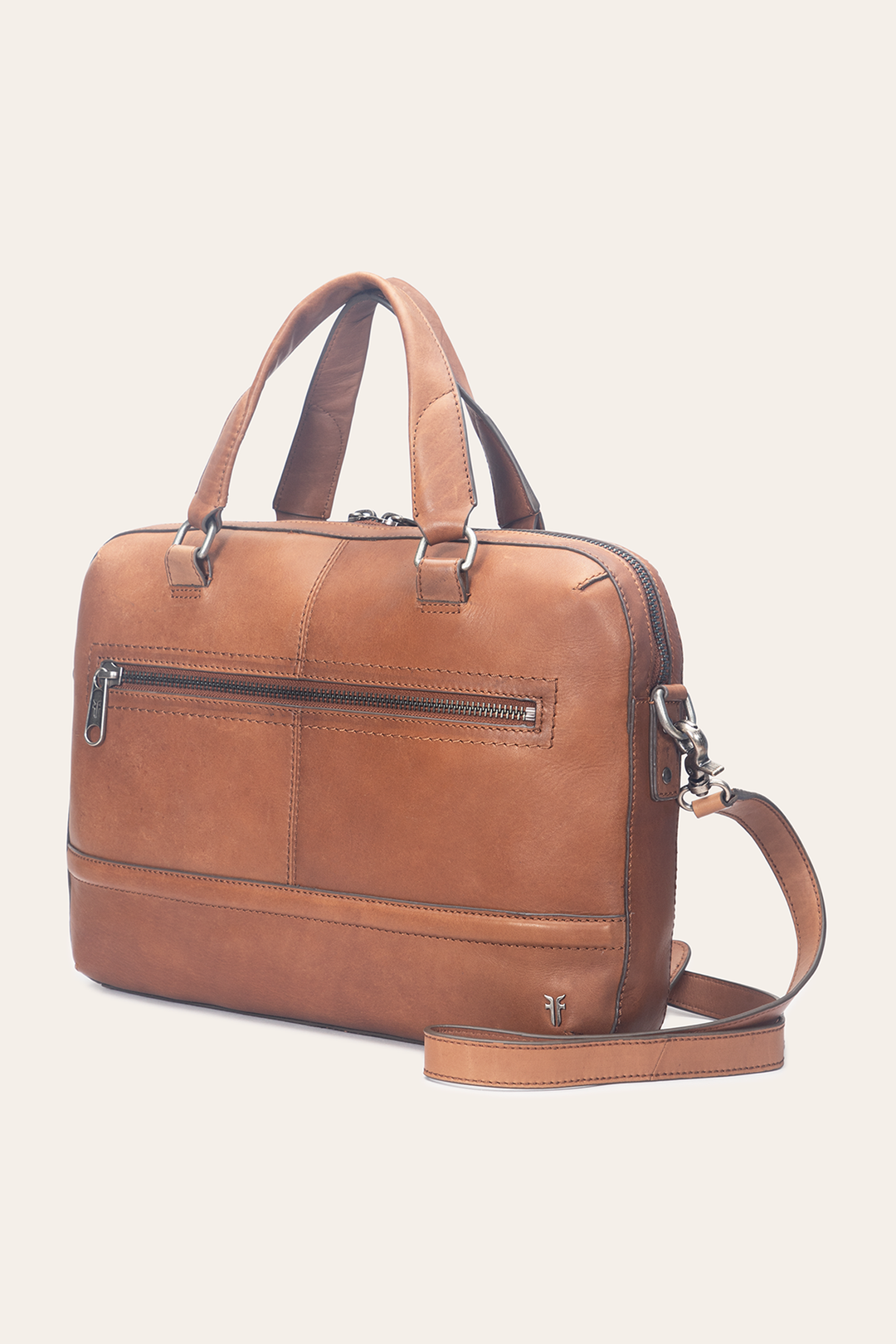 Nash Cognac Briefcase