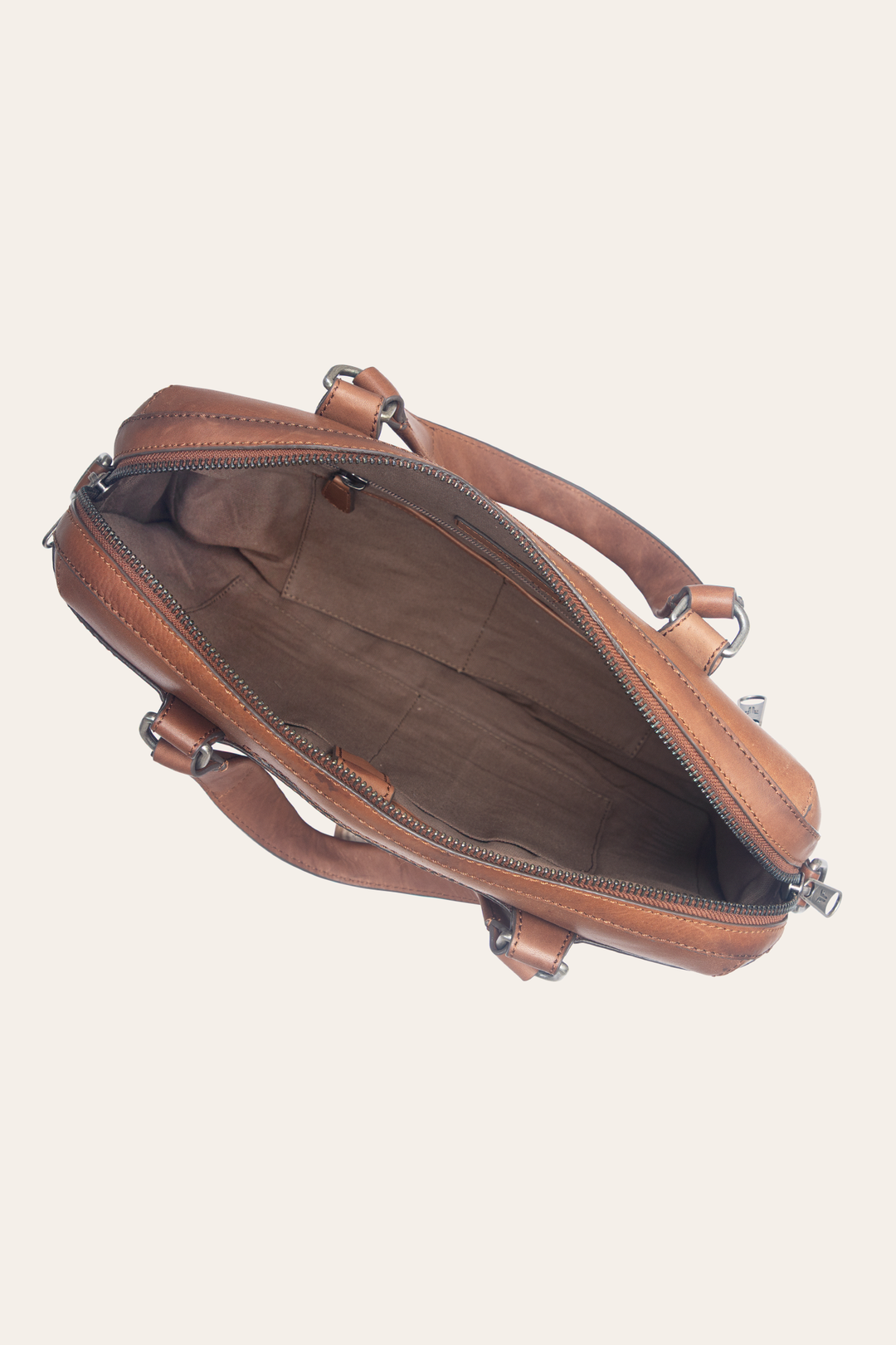 Nash Cognac Briefcase