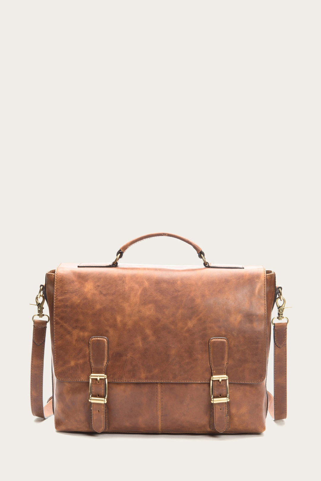 Logan Cognac Top Handle
