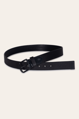 Men’s Black 38mm Coated Canvas Belt