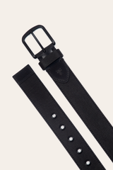 Men’s Black 38mm Coated Canvas Belt