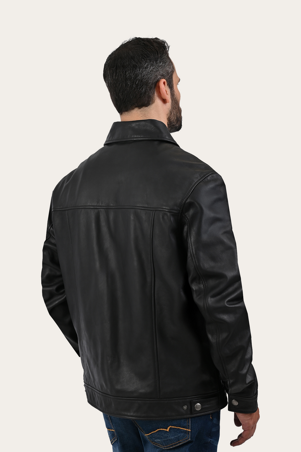 Black Baxter Trucker Jacket