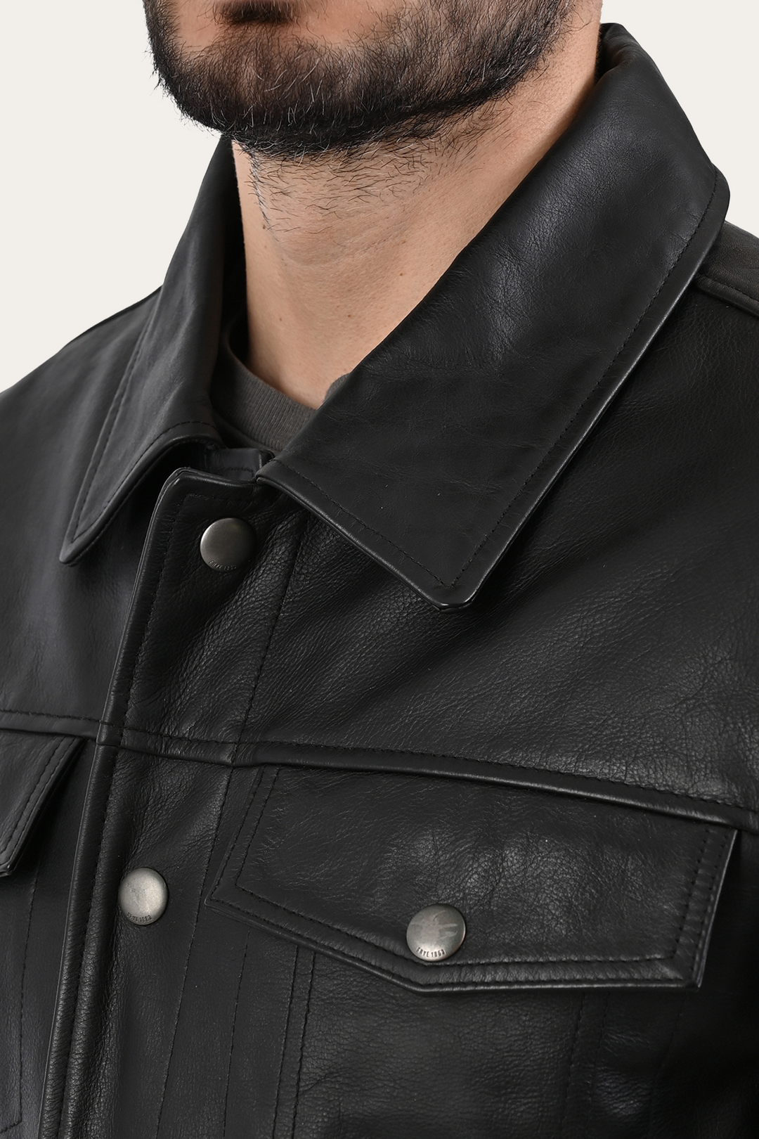 Black Baxter Trucker Jacket