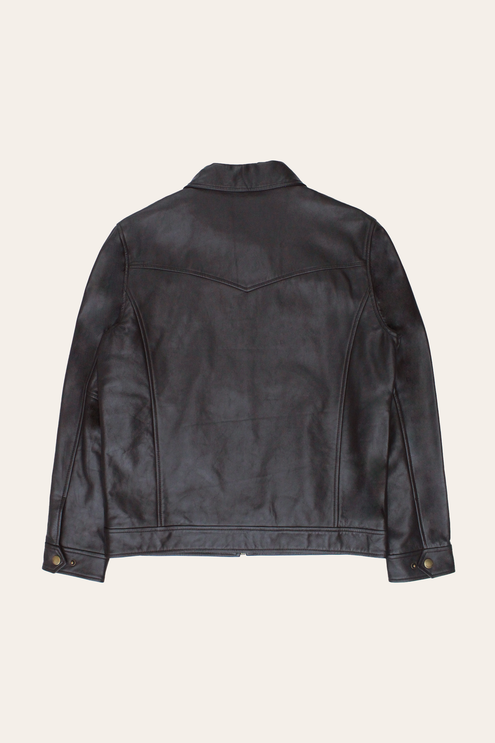 Men’s Dark Brown Kentucky Trucker Leather Jacket