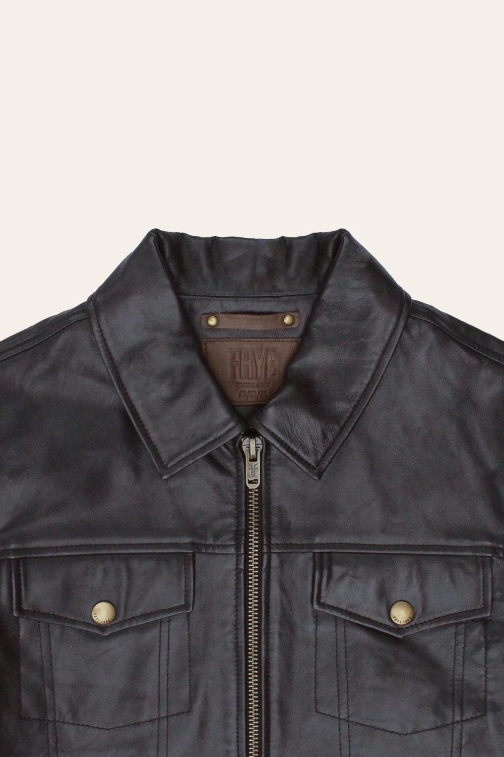 Men’s Dark Brown Kentucky Trucker Leather Jacket