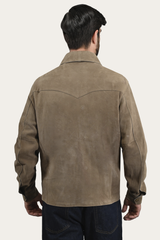 Men’s Taupe Judd Suede Shacket