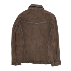 Men’s Dark Brown Brody Suede Shacket