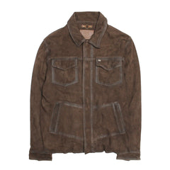 Men’s Dark Brown Brody Suede Shacket