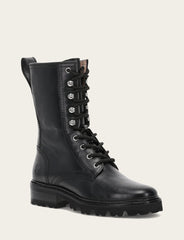 Women's Black Olivia Combat Boots