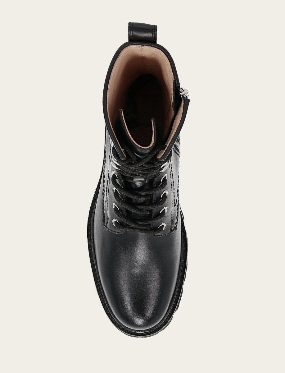 Women's Black Olivia Combat Boots