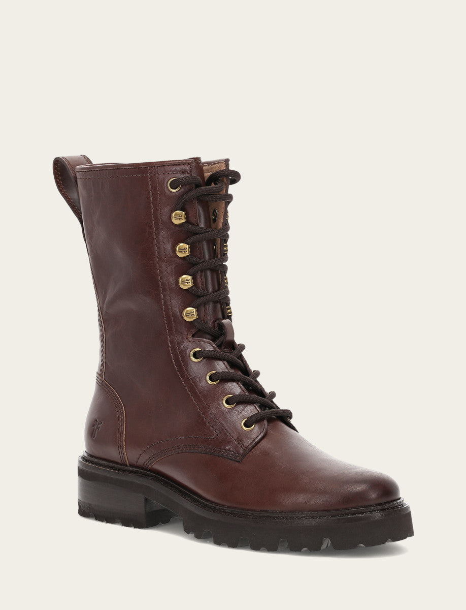 Women's Bourbon Olivia Combat Boots
